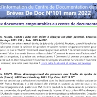 Brèves de doc N°101 - mars 2022