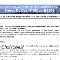 Brèves de doc N°102 - avril 2022