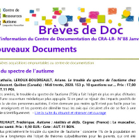 Brèves de doc N°88 -  janvier 2021