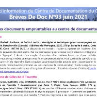 Brèves de doc N°93 - juin 2021 