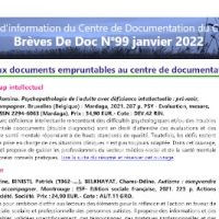 Brèves de doc N°99 - janvier 2022