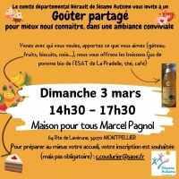 Goûter partagé - Sésame Autisme